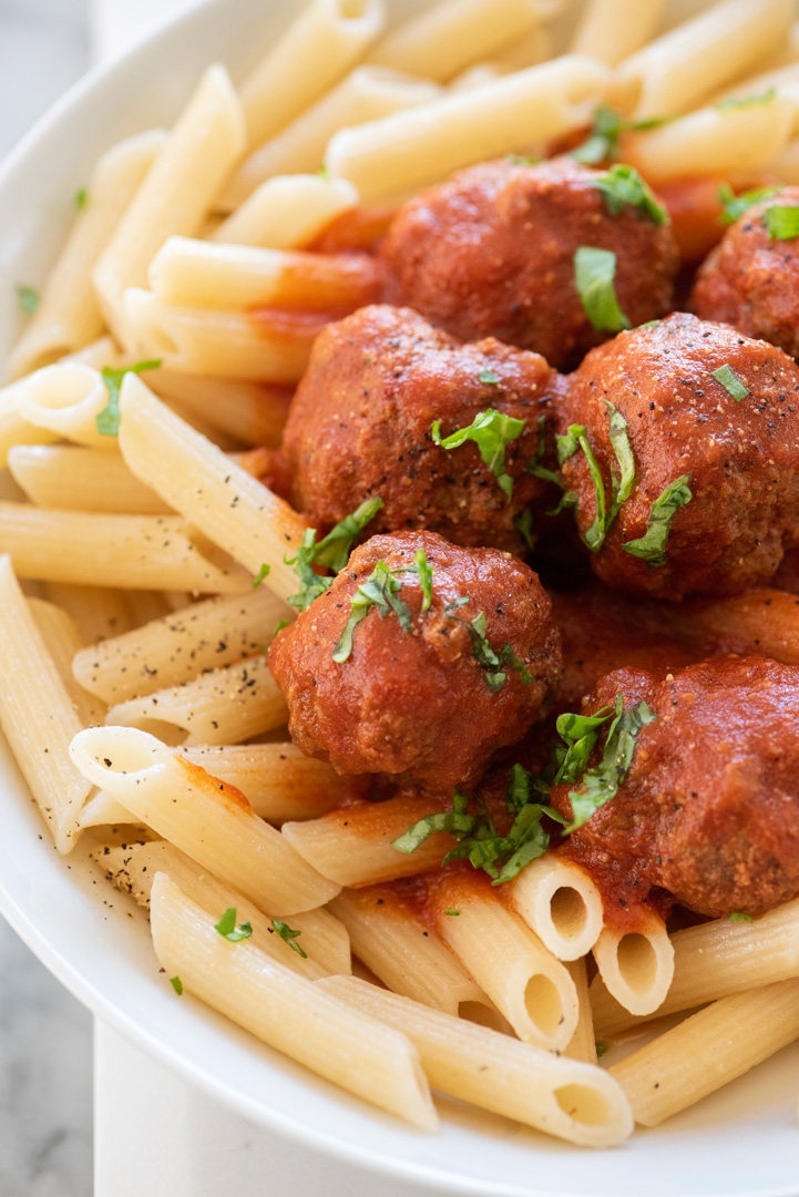 pasta and meatballs 3