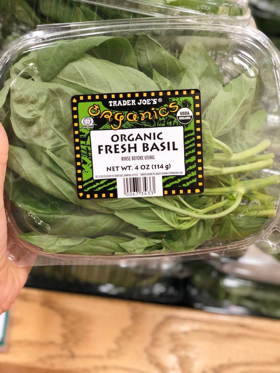 Trader Joe&#8217;s Organic Fresh Basil
