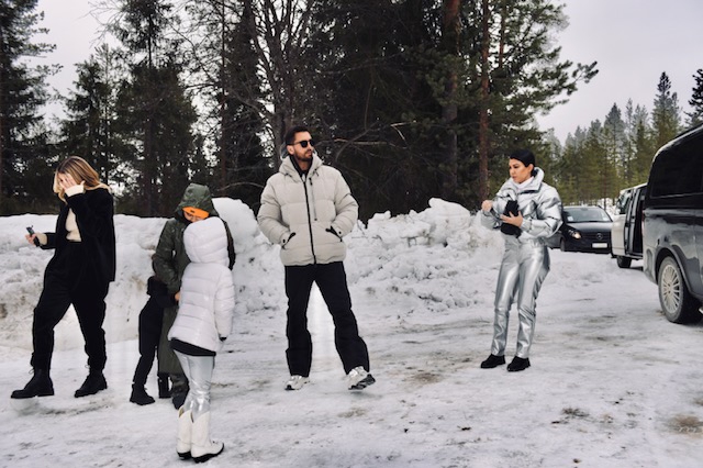 kourtney kardashian and scott disick on family trip to finland