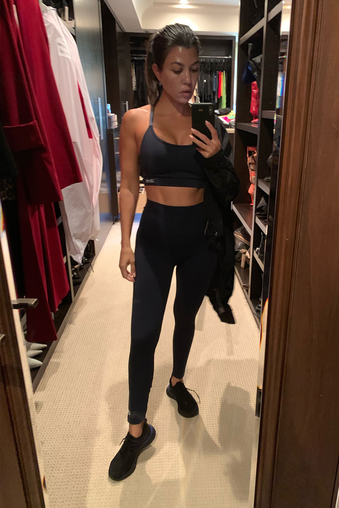 The Sports Bra Kourt Currently Wears to Work Out - Poosh
