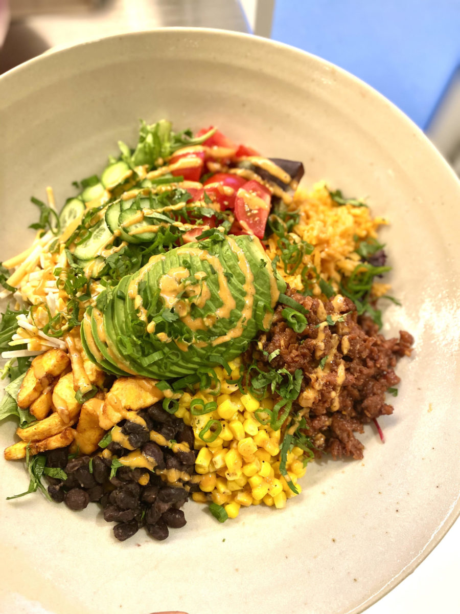kim kardashian&#8217;s Vegan Taco Salad Bowl recipe
