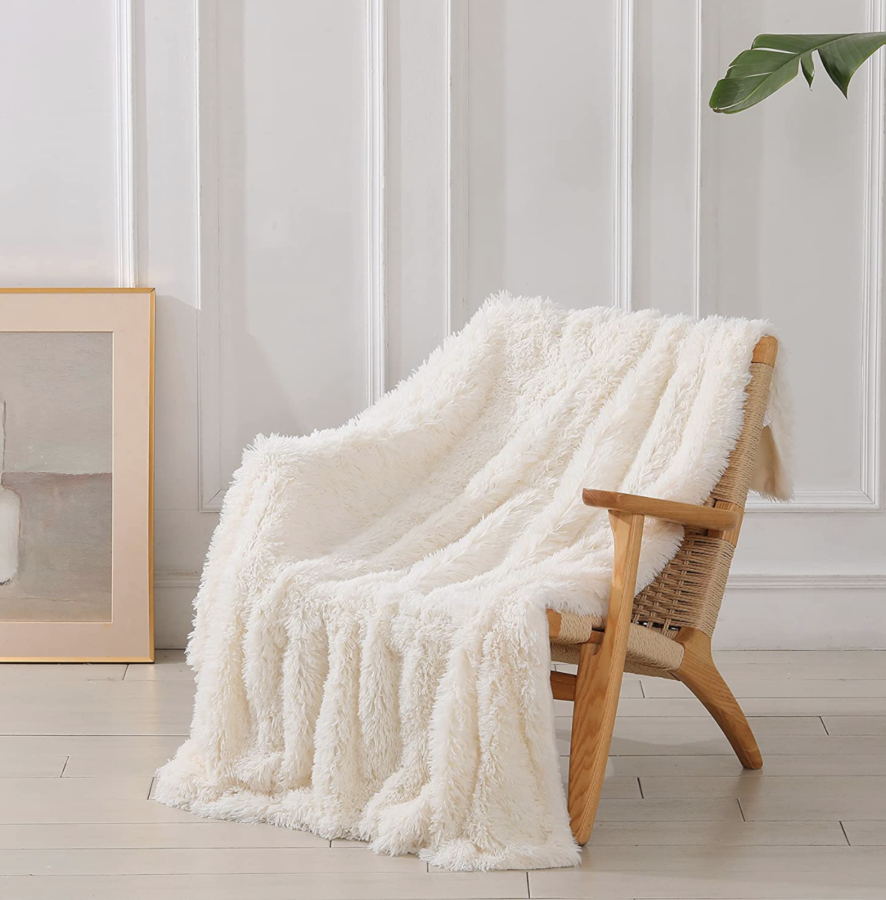 Decorative Extra Soft Faux Fur Blanket $28