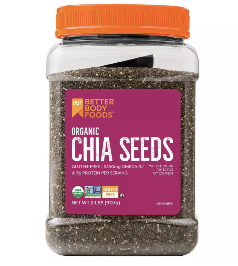 BetterBody Foods Organic Black Chia Seeds - 2lb $9