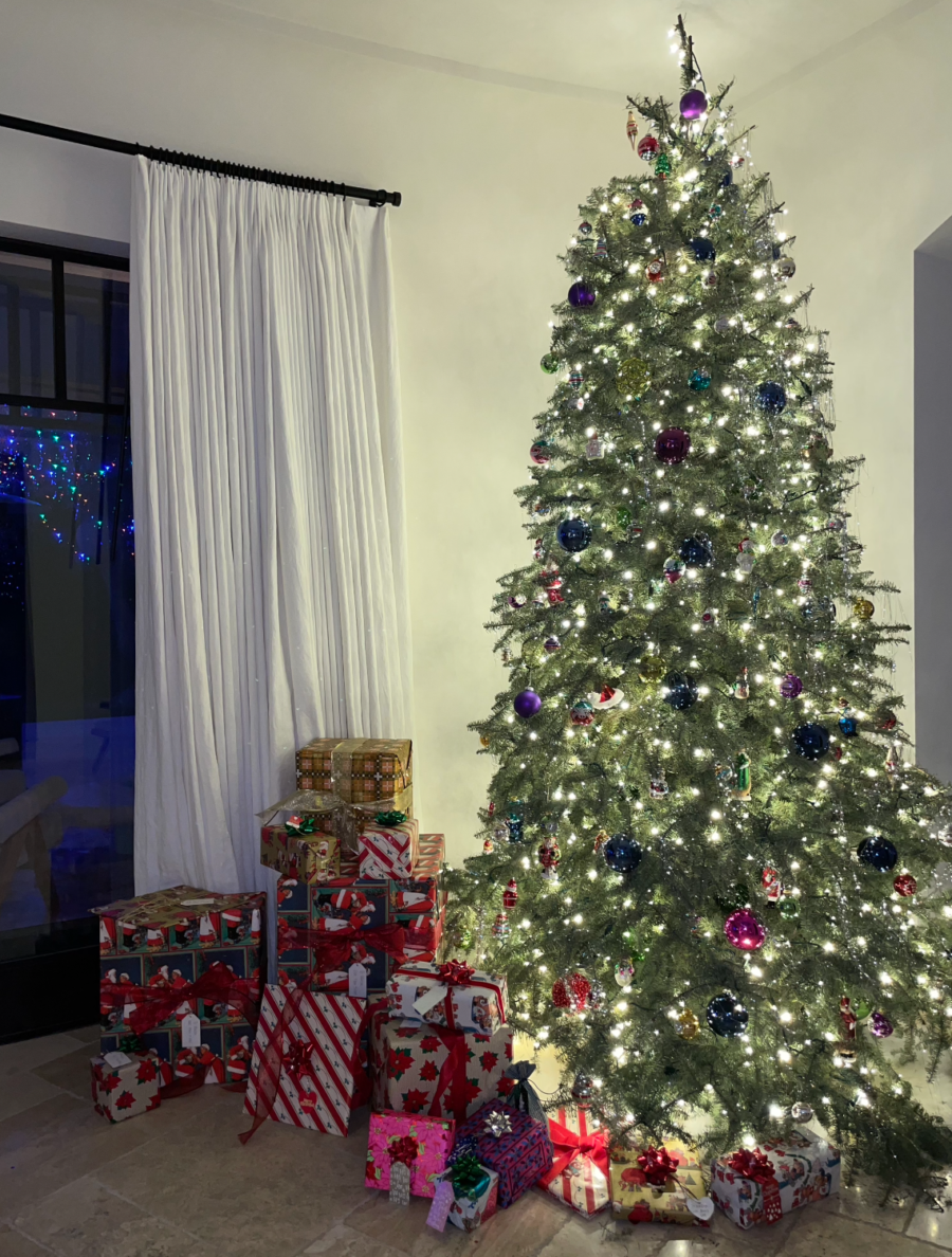 Kourtney Kardashian House Christmas Decor christmas tree