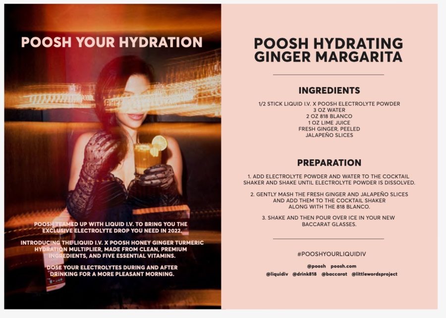poosh Hydrating Ginger Margarita recipe