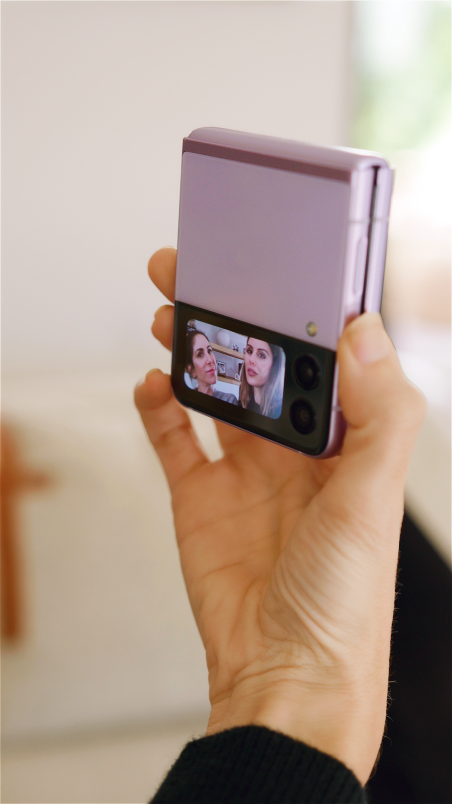 samsung front screen selfie camera