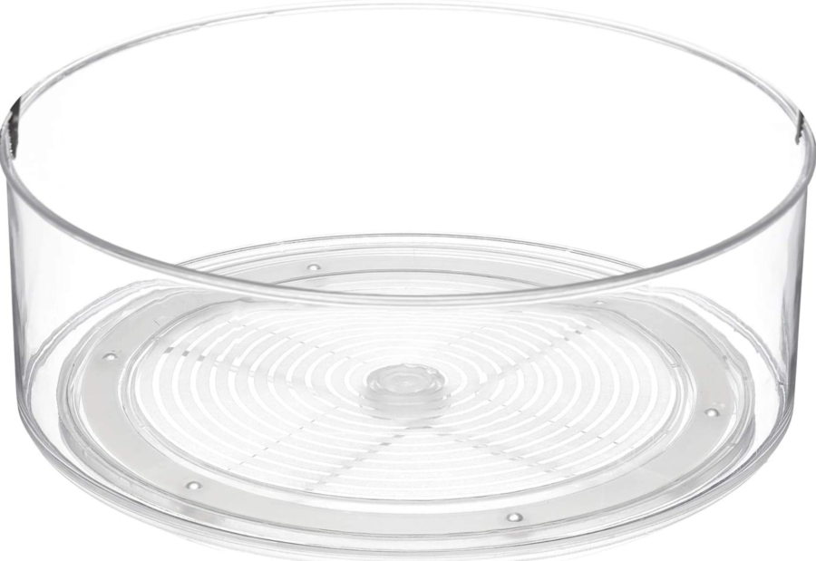 Home Intuition Round Plastic Lazy Susan Turntable Food Storage $19