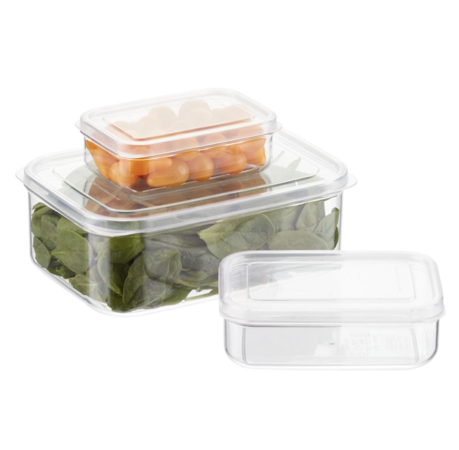 Lustroware Crystal Clear Rectangular Food Storage $6-10