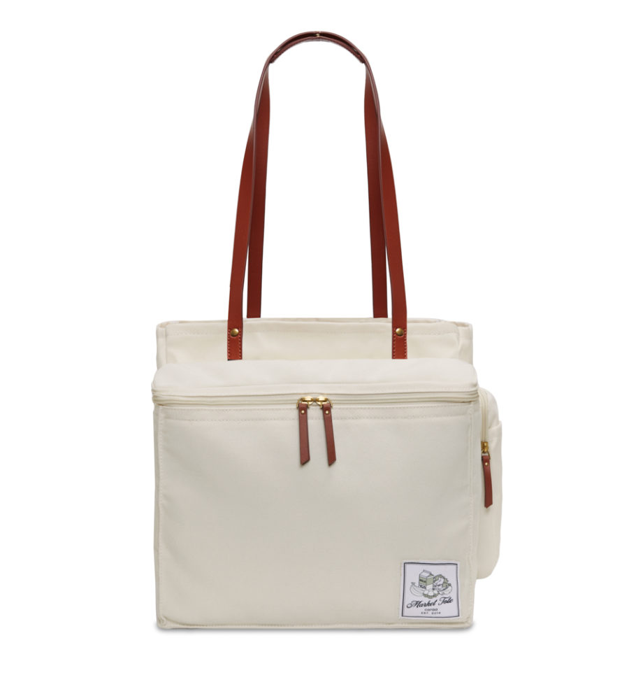 Caraa Market Tote in Ivory $115