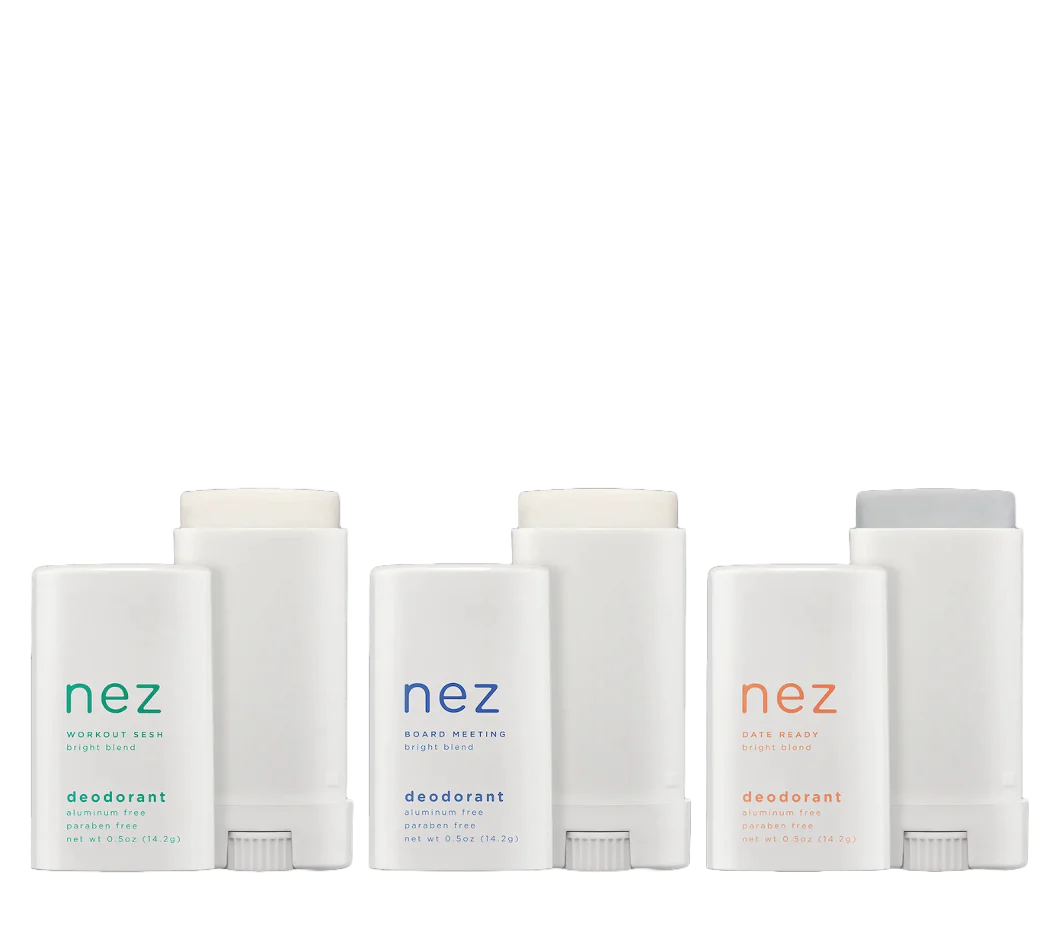 Nez Mini Bright Blend Deodorant Bundle $20