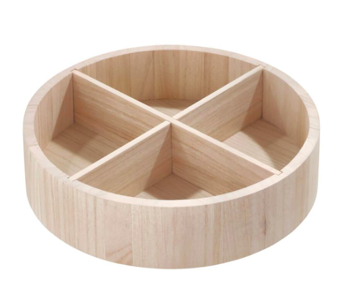 The Home Edit By IDesign Sand Divided Lazy Susan $40