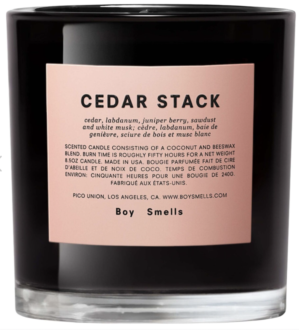 Boy Smells Cedar Stack Candle $36