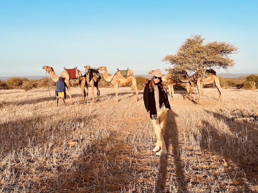 sarah &#8211; camels &#8211; walking safari