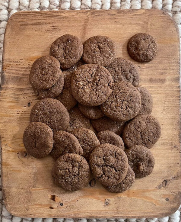 Cozy  GLUTEN-FREE Gingersnap Cookies