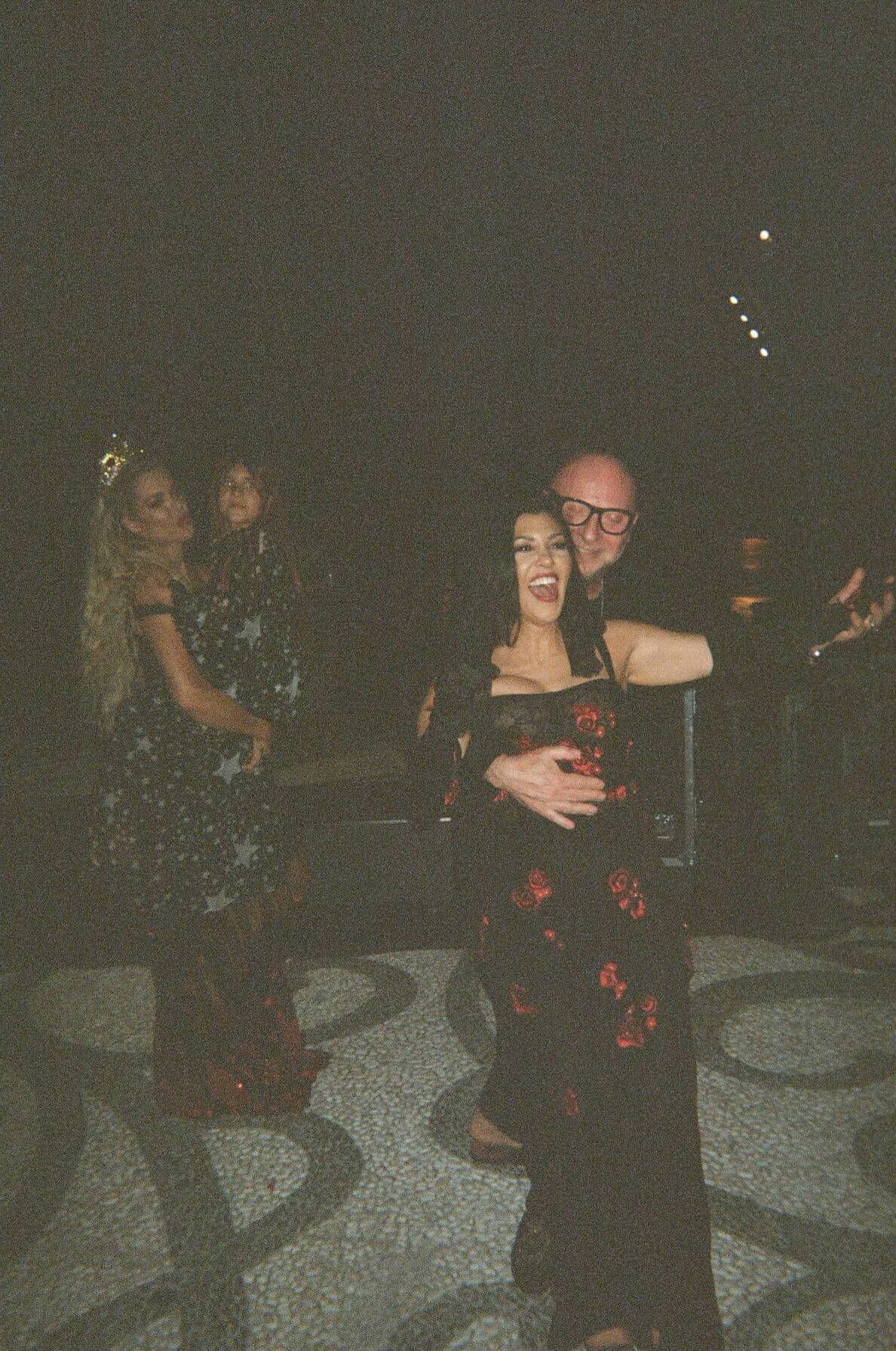 Kourtney Kardashian Barker, Domenico Dolce, Khloé Kardashian and Daughter Dancing
