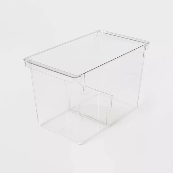 Shop Deep Fridge & Freezer Bin Clear