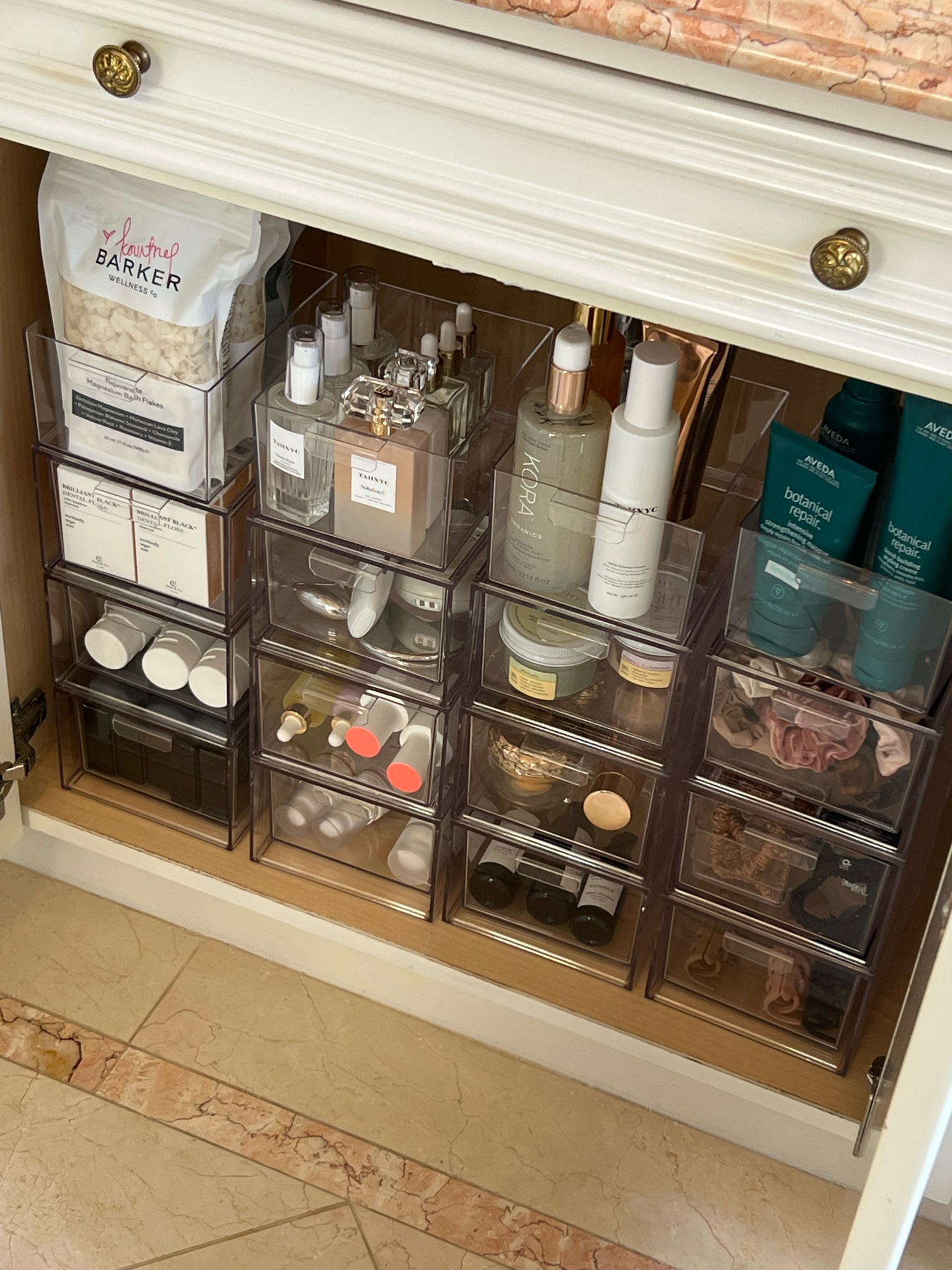 4. Use clear drawers and bins