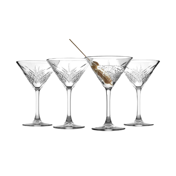 Shop Pasabahce Premium Stemmed Martini Glasses (Set of 4)