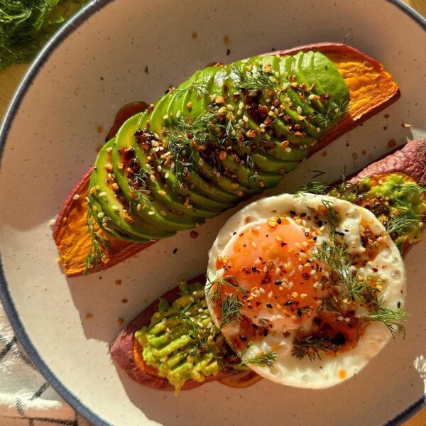 Avocado Sweet Potato Toast