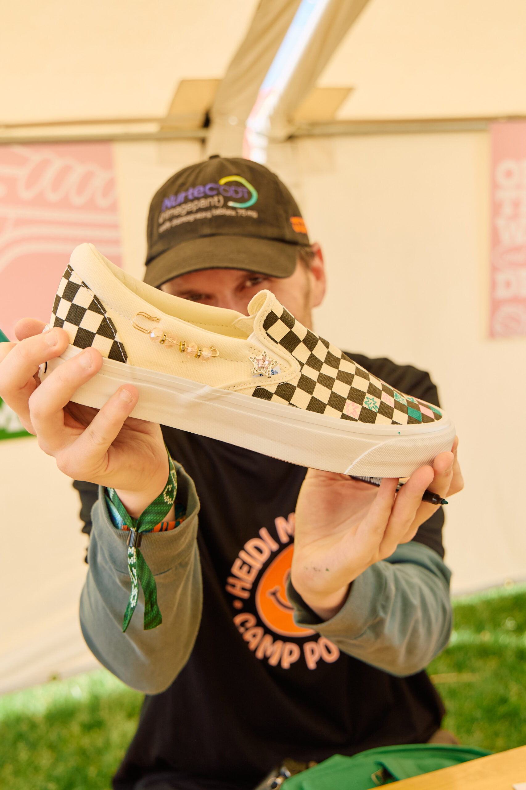 Camp Poosh 2025 Vans customization