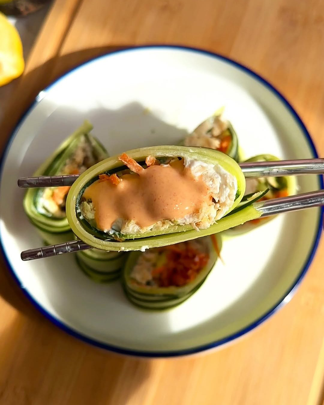 Chicken Cucumber Roll