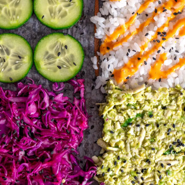 A Vegan Version of Those Viral Sushi Wraps