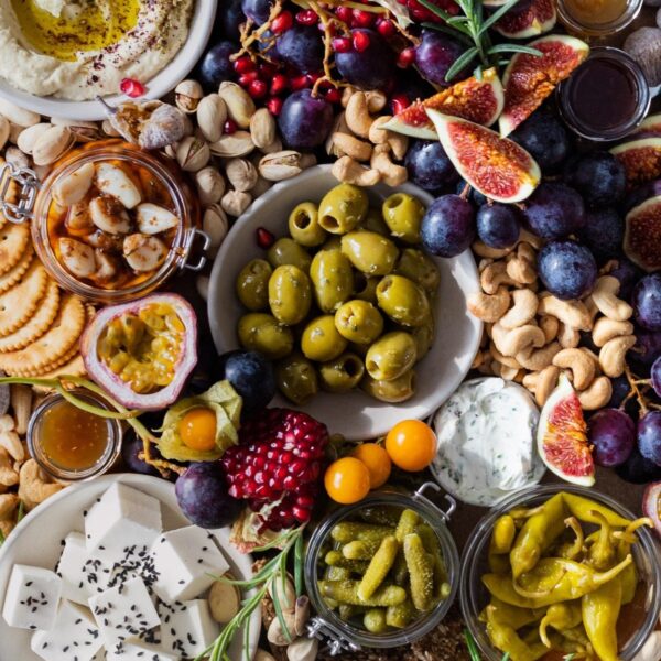 A Vegan Snack Board Built for Grazing