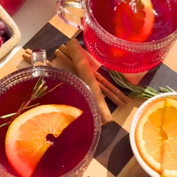 Immune-Boosting Cranberry Orange Tea