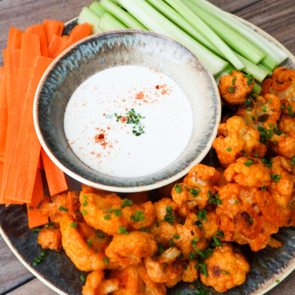 Vegan Crispy Buffalo “Wings”