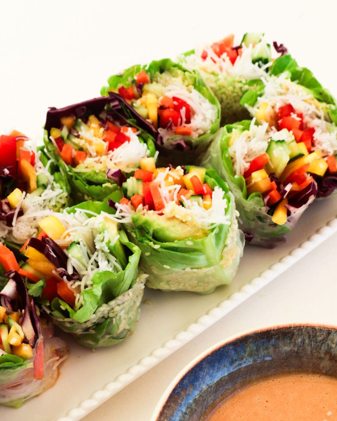 Fiber-Packed Veggie Spring Rolls