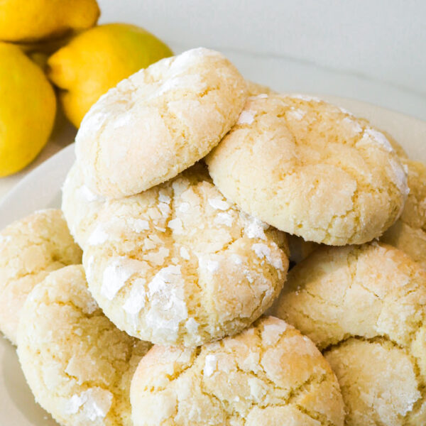 Lemon Crinkle Cookies