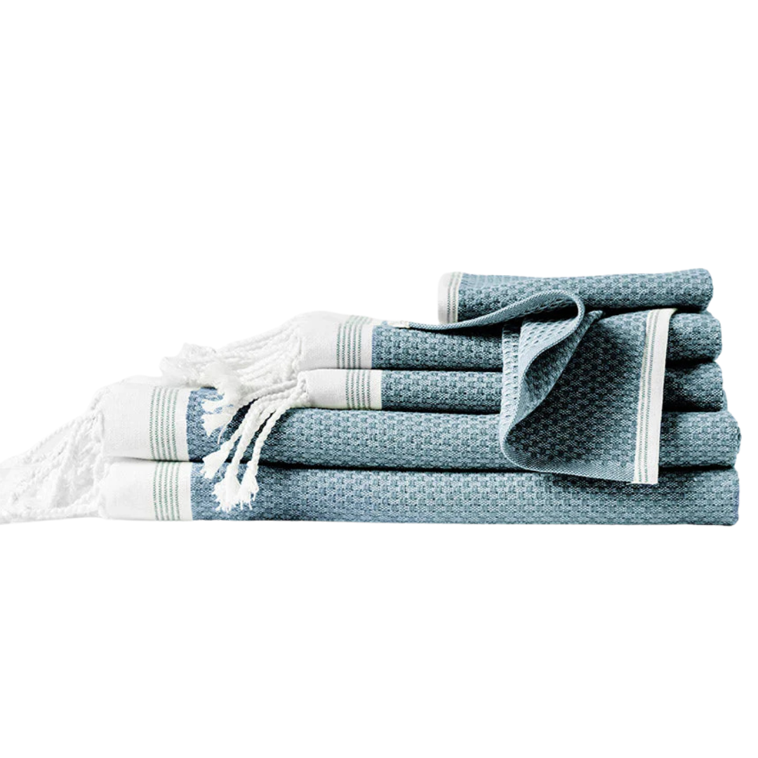 Shop Coyuchi Mediterranean Organic Towels