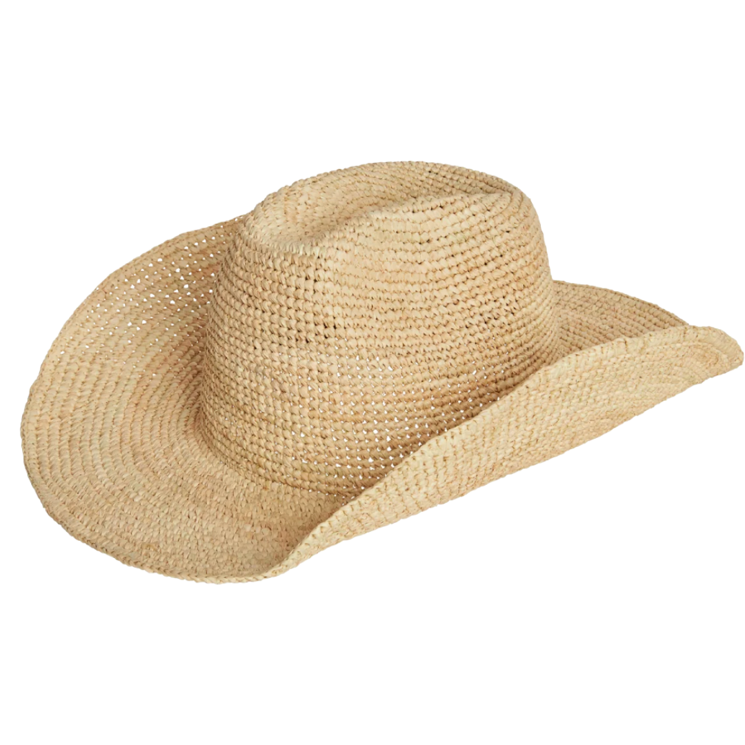 Shop Monday Swimwear Exuma Raffia Hat in Straw 