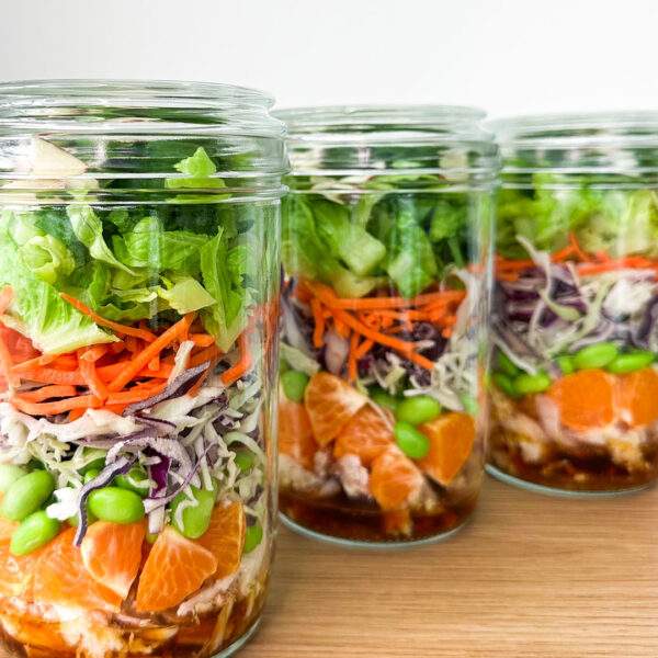5-Minute Chinese Chicken Salad Jars